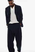 PANTALONI BAGGY - BLU NAVY