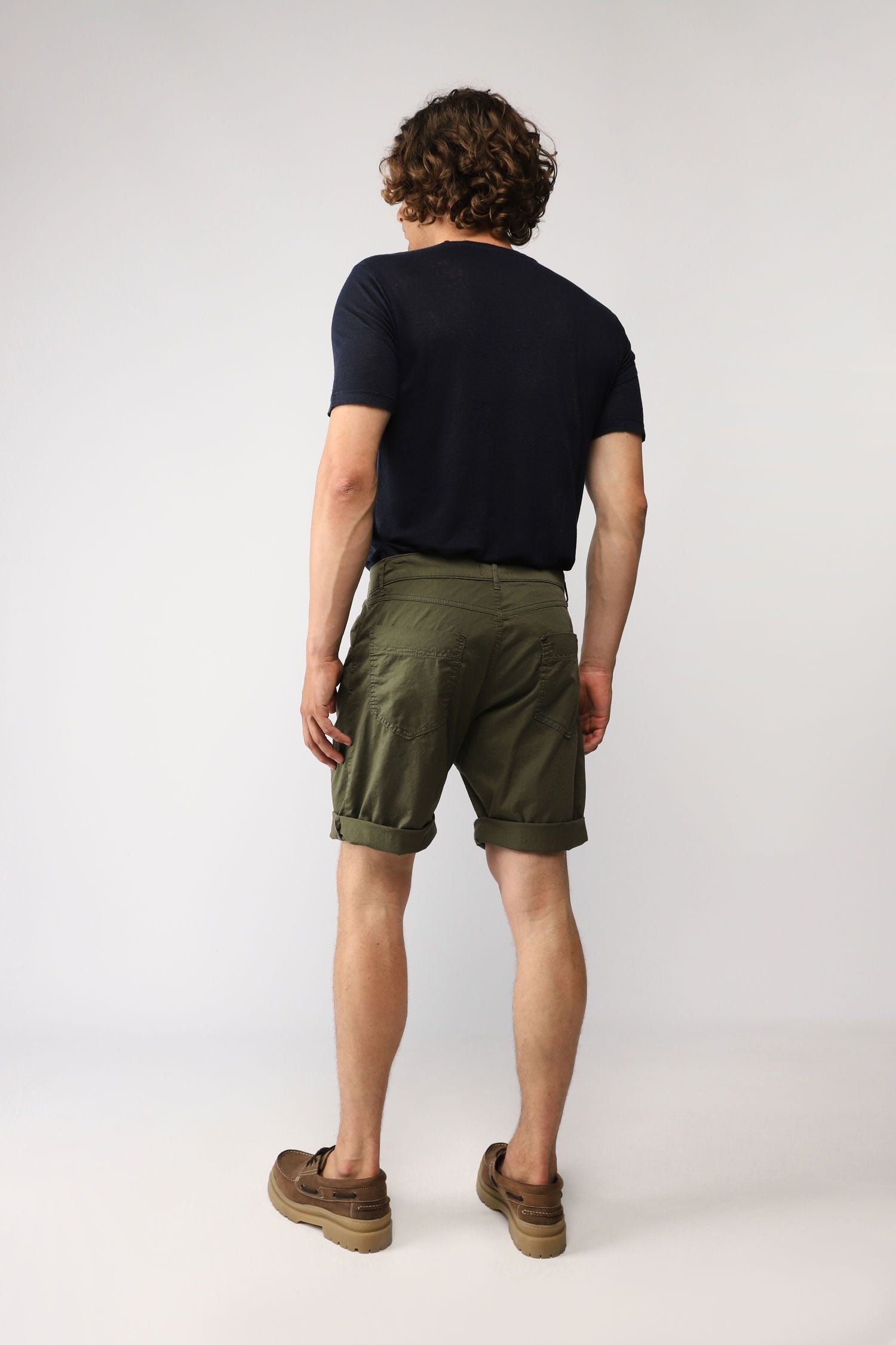 SHORTS IN COTONE - OFF-WHITE, BEIGE, ARMY, NERO, NAVY