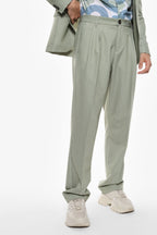 PANTALONI REGULAR FIT - VERDE SALVIA