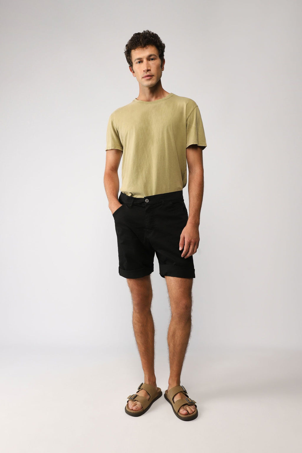 SHORTS IN COTONE - OFF-WHITE, BEIGE, ARMY, NERO, NAVY