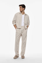 PANTALONI A RIGHE REGULAR FIT - MULTICOLOR