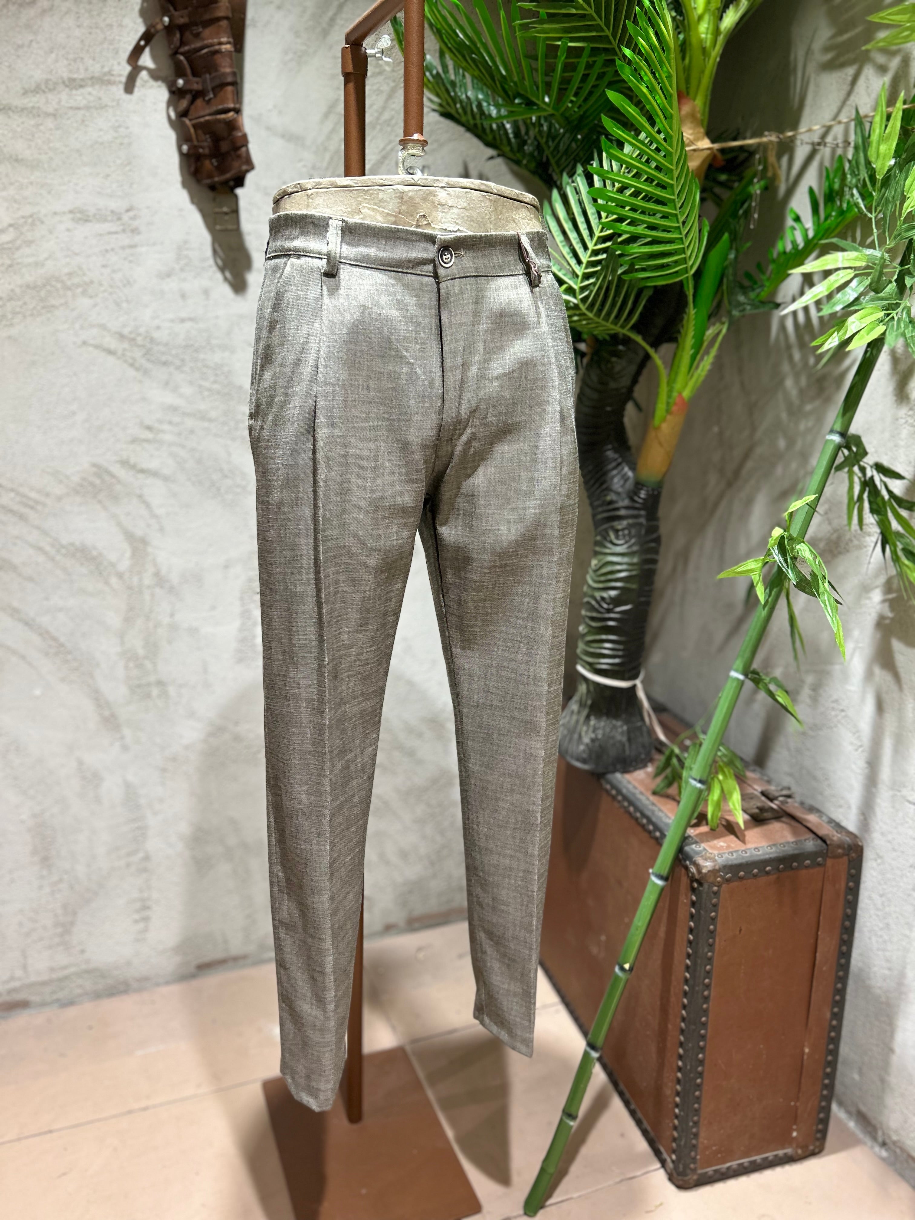 PANTALONI MICROFANTASIA - VERDE, BLU