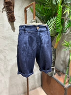 SHORTS PURO LINO - SABBIA, BIANCO, FANGO, BLU