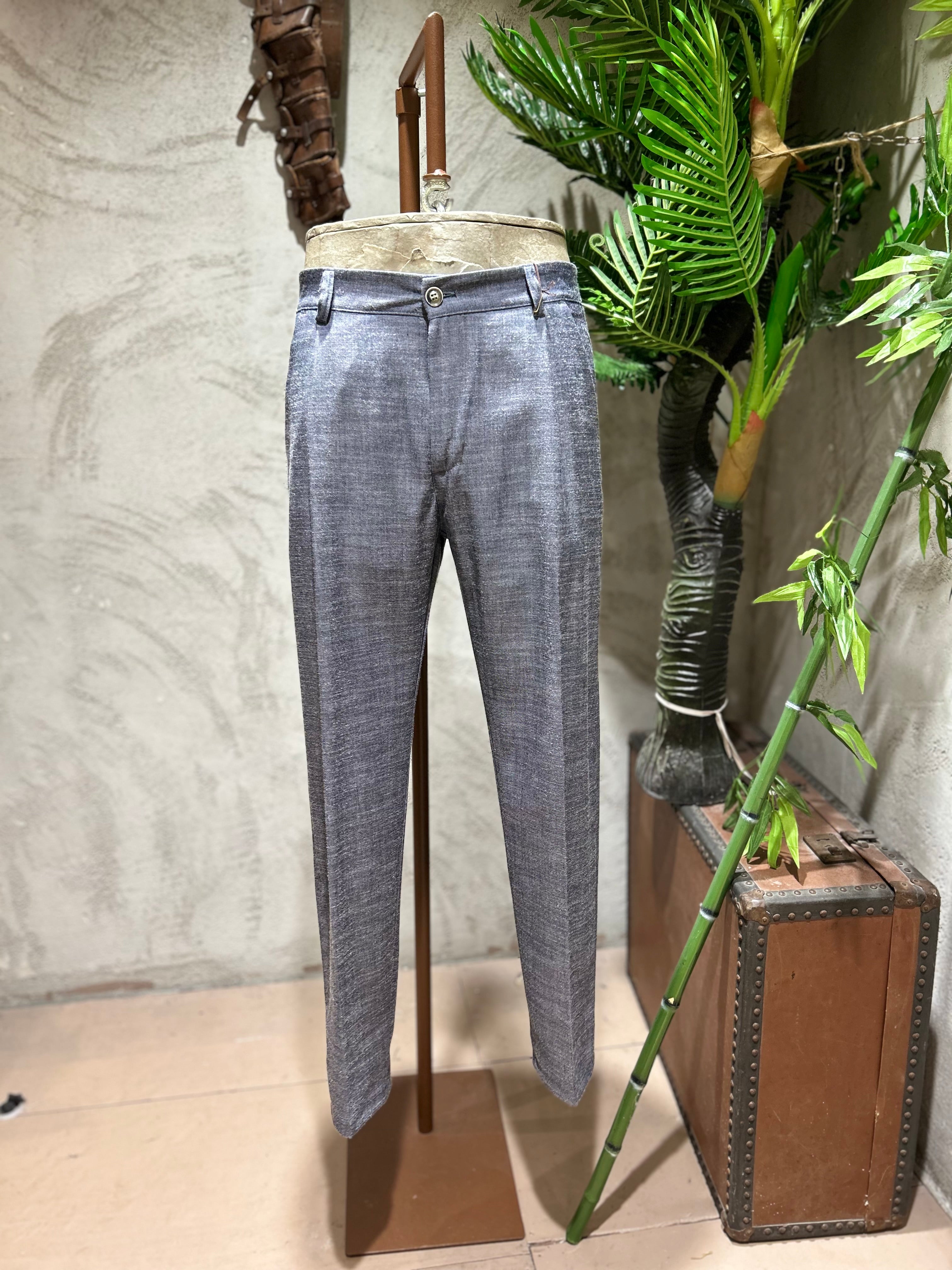 PANTALONI MICROFANTASIA - VERDE, BLU