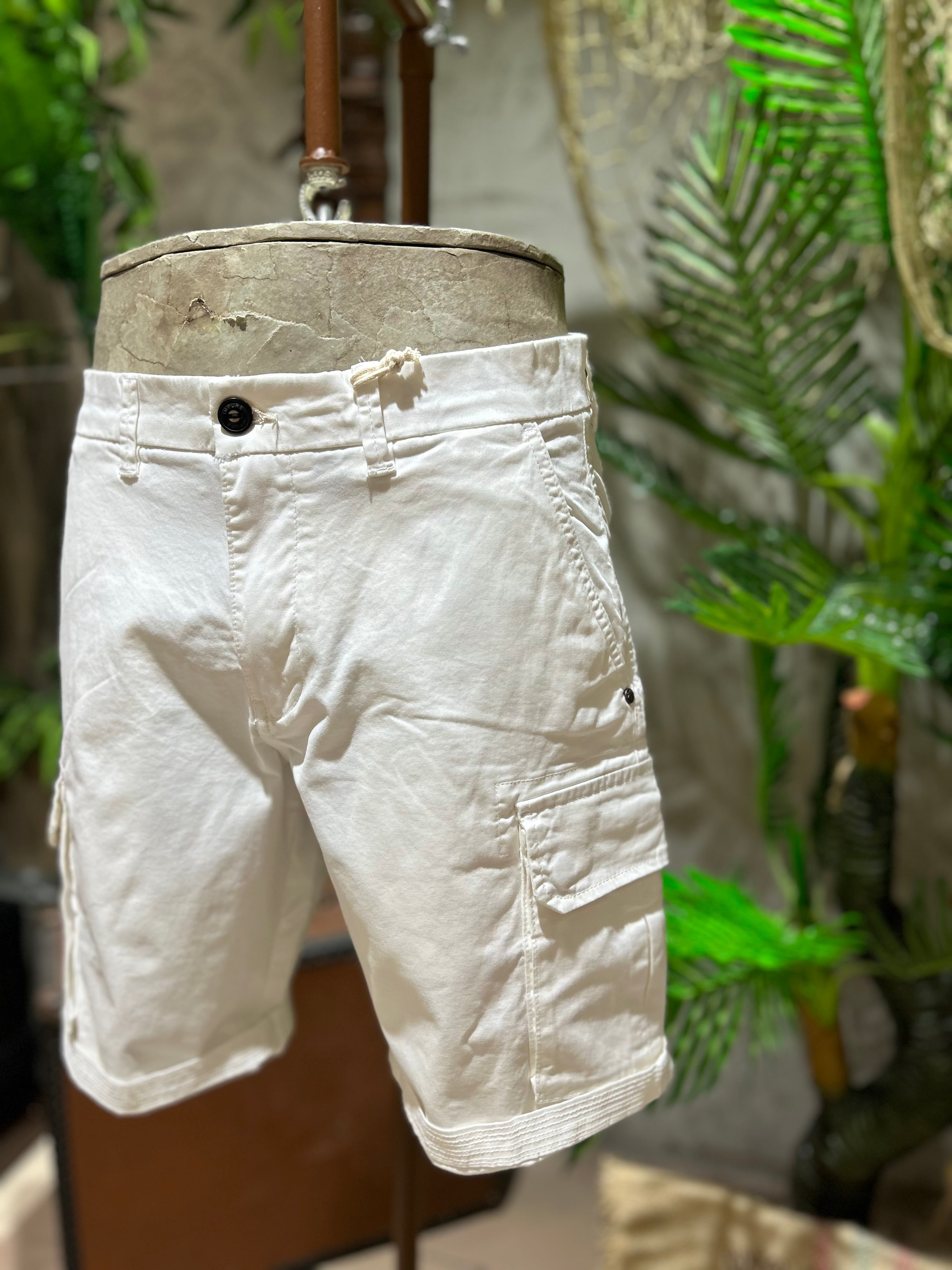 SHORTS CARGO - DESERT, MARRONE, BIANCO