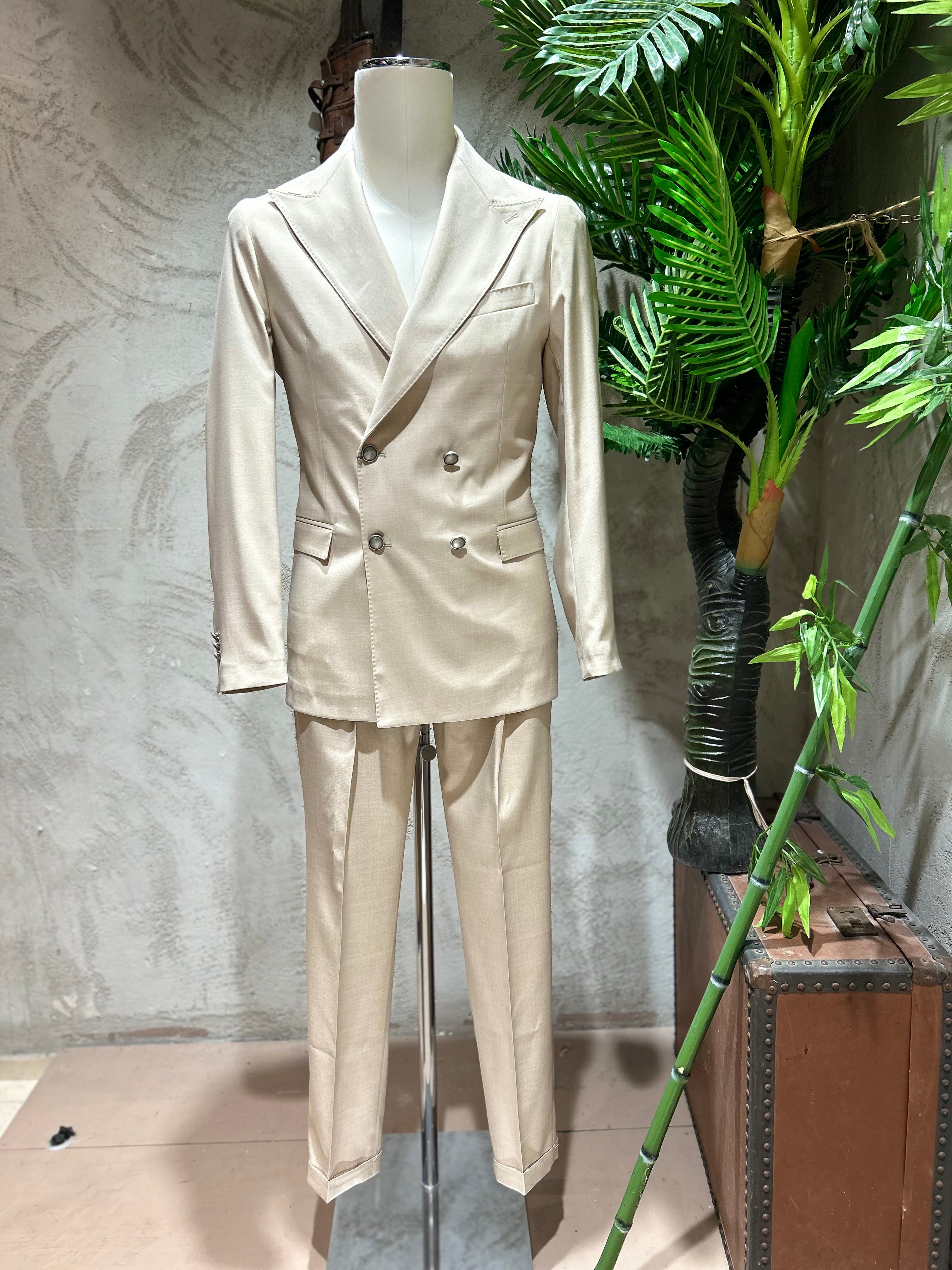 ABITO DOPPIOPETTO - BLU, SABBIA