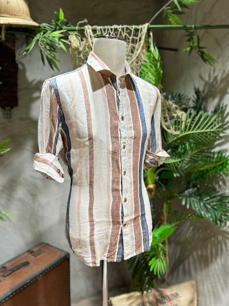 CAMICIA WIDE STRIPES - MULTICOLOR