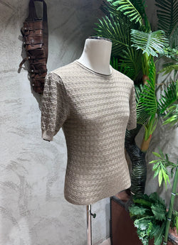 MAGLIA TRAFORATA - FANGO, SABBIA