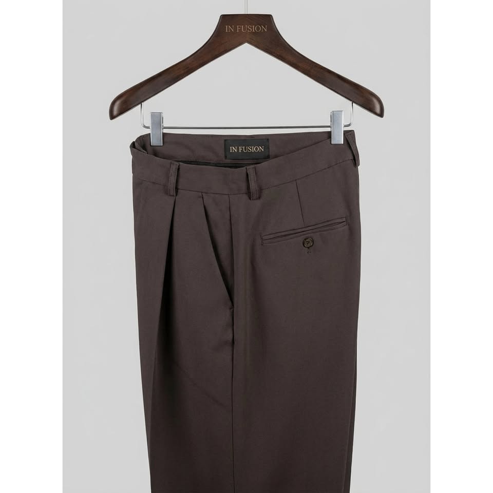 Bora — Pantaloni Gamba Ampia in Pregiata Poliviscosa