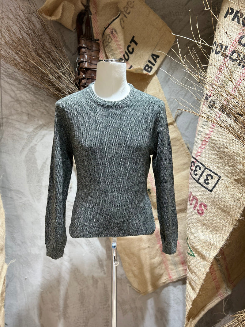 MAGLIA GIROCOLLO - BEIGE, GRIGIO