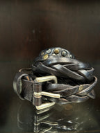 CINTURA NAIROBI - NERO, RUGGINE