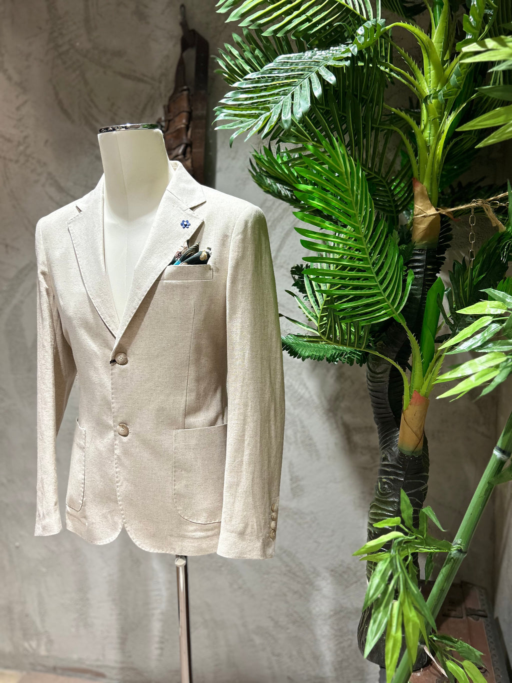 GIACCA SPIGATA - SABBIA