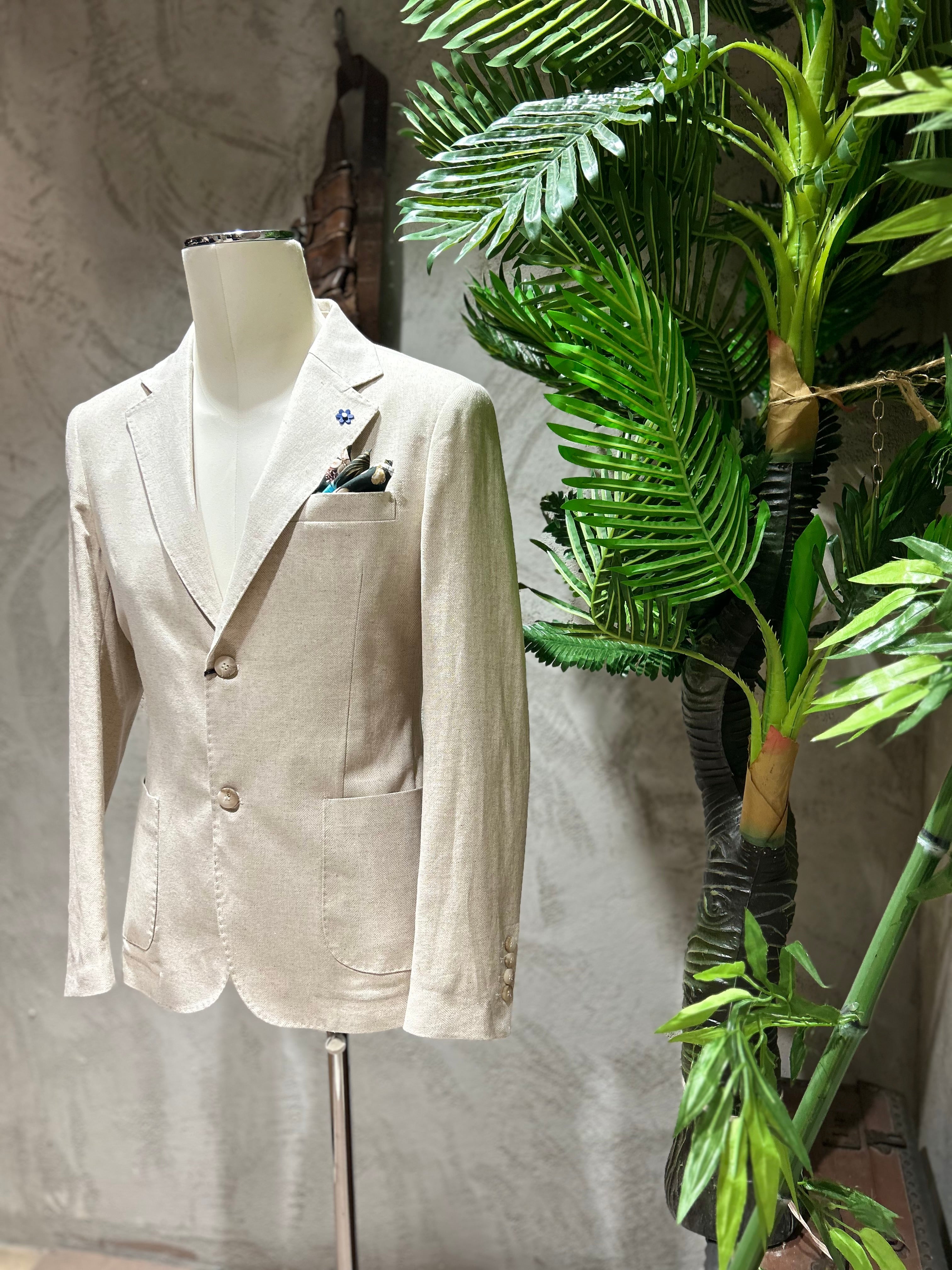 GIACCA SPIGATA - SABBIA