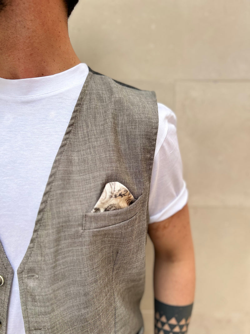 GILET MICROFANTASIA - VERDE,BLU