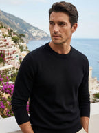 MAGLIA GIROCOLLO - NERO