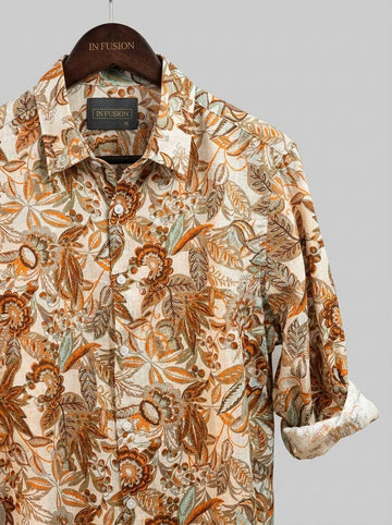J.Iglesias — Camicia Cotone Lino e Viscosa