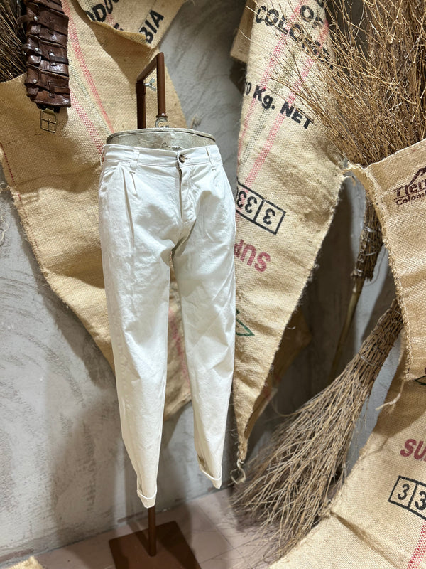 PANTALONI CON ELASTICO POSTERIORE - FANGO, BIANCO, CIOCCOLATO