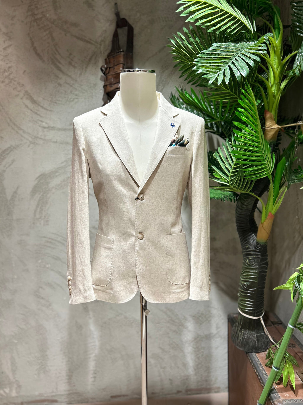 GIACCA SPIGATA - SABBIA