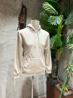 FELPA CON CAPPUCCIO - SABBIA