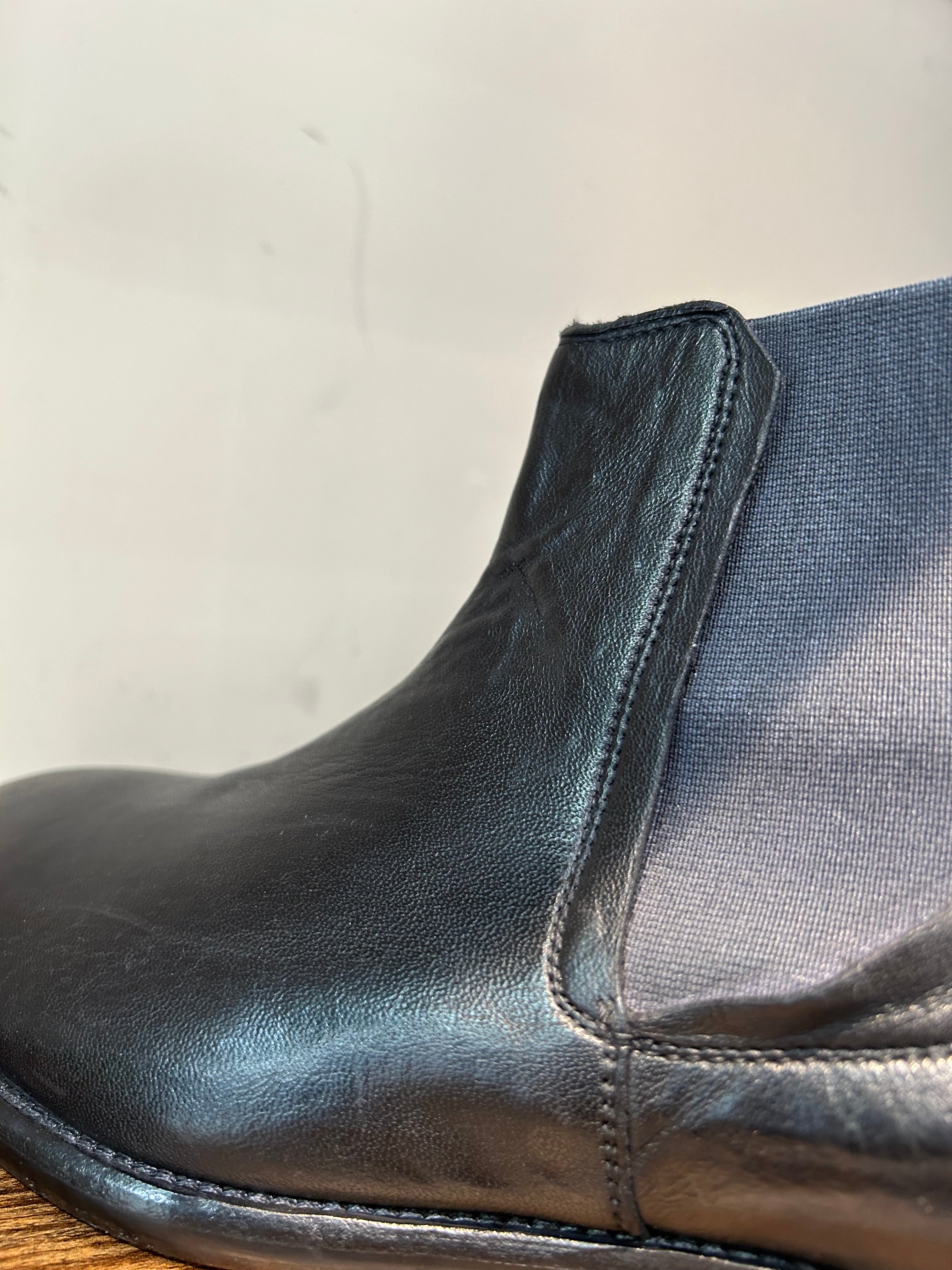 STIVALETTO IN PELLE - NERO