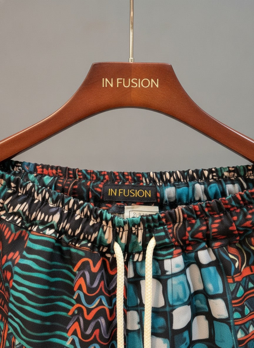 Pantalaccio a Fantasia Multicolore