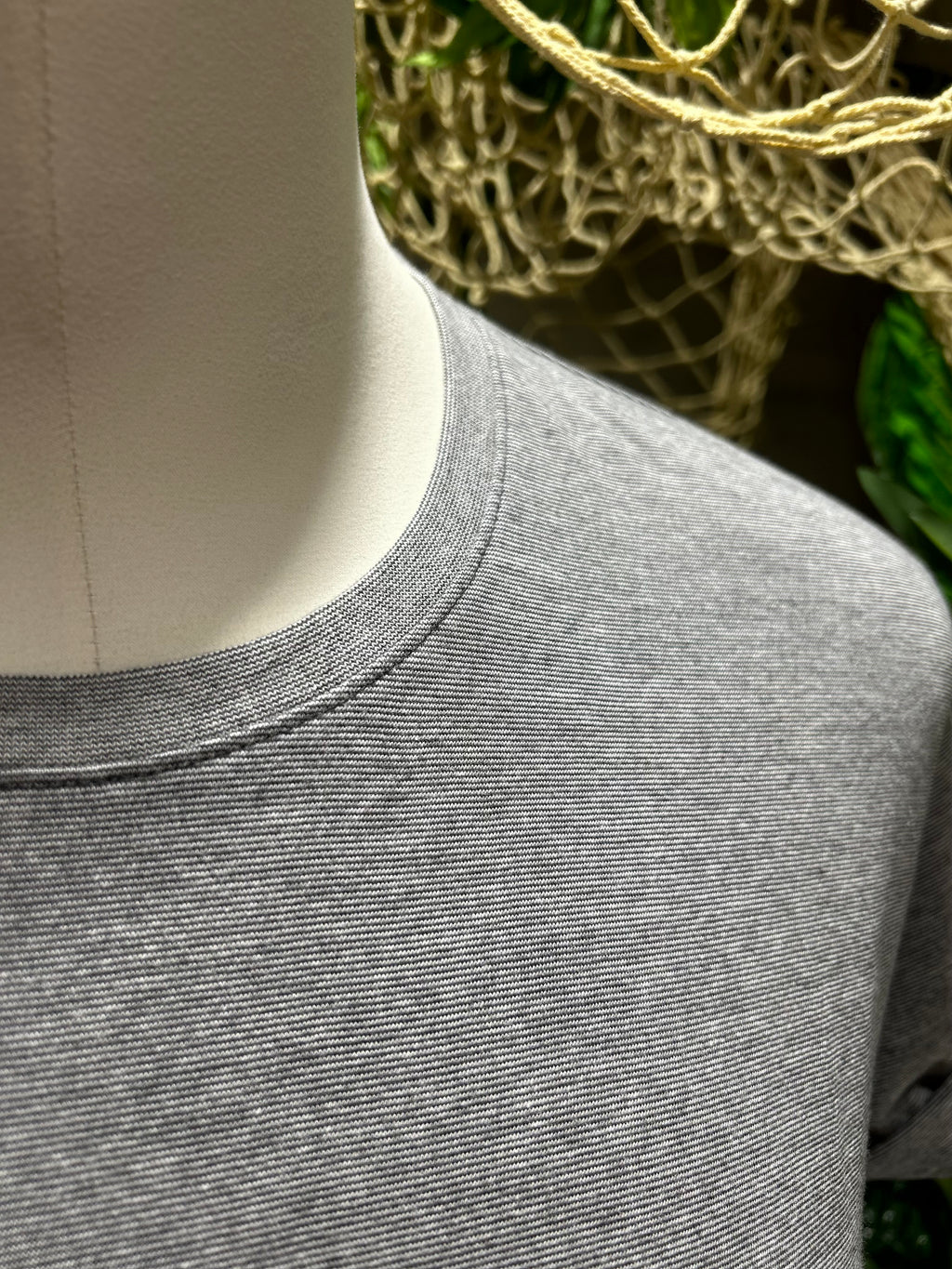 T-SHIRT STRIPES - GRIGIO, SABBIA