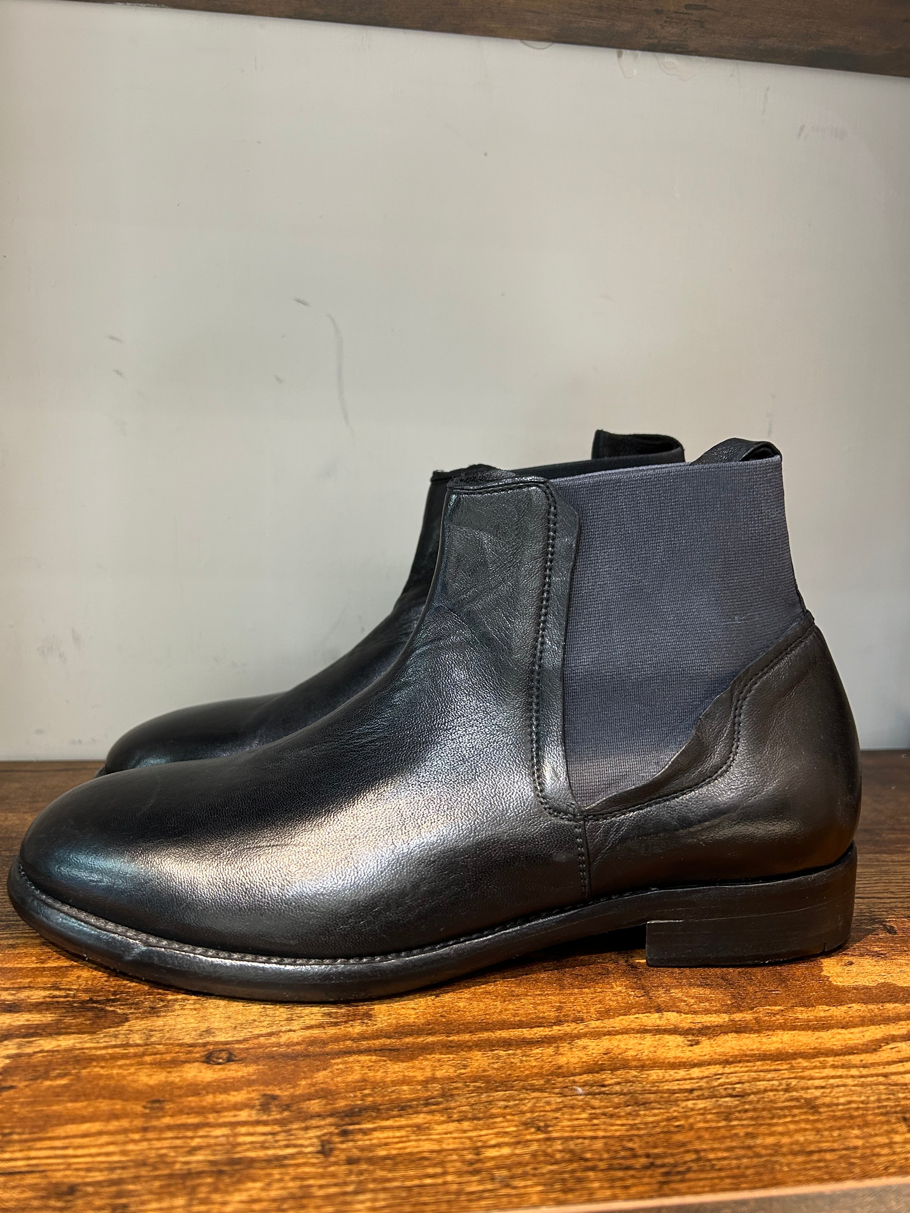 STIVALETTO IN PELLE - NERO