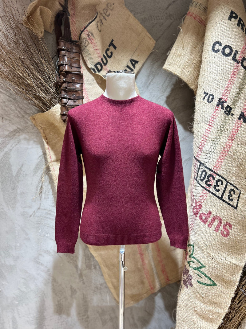 MAGLIA GIROCOLLO - BORDEAUX,MILITARE