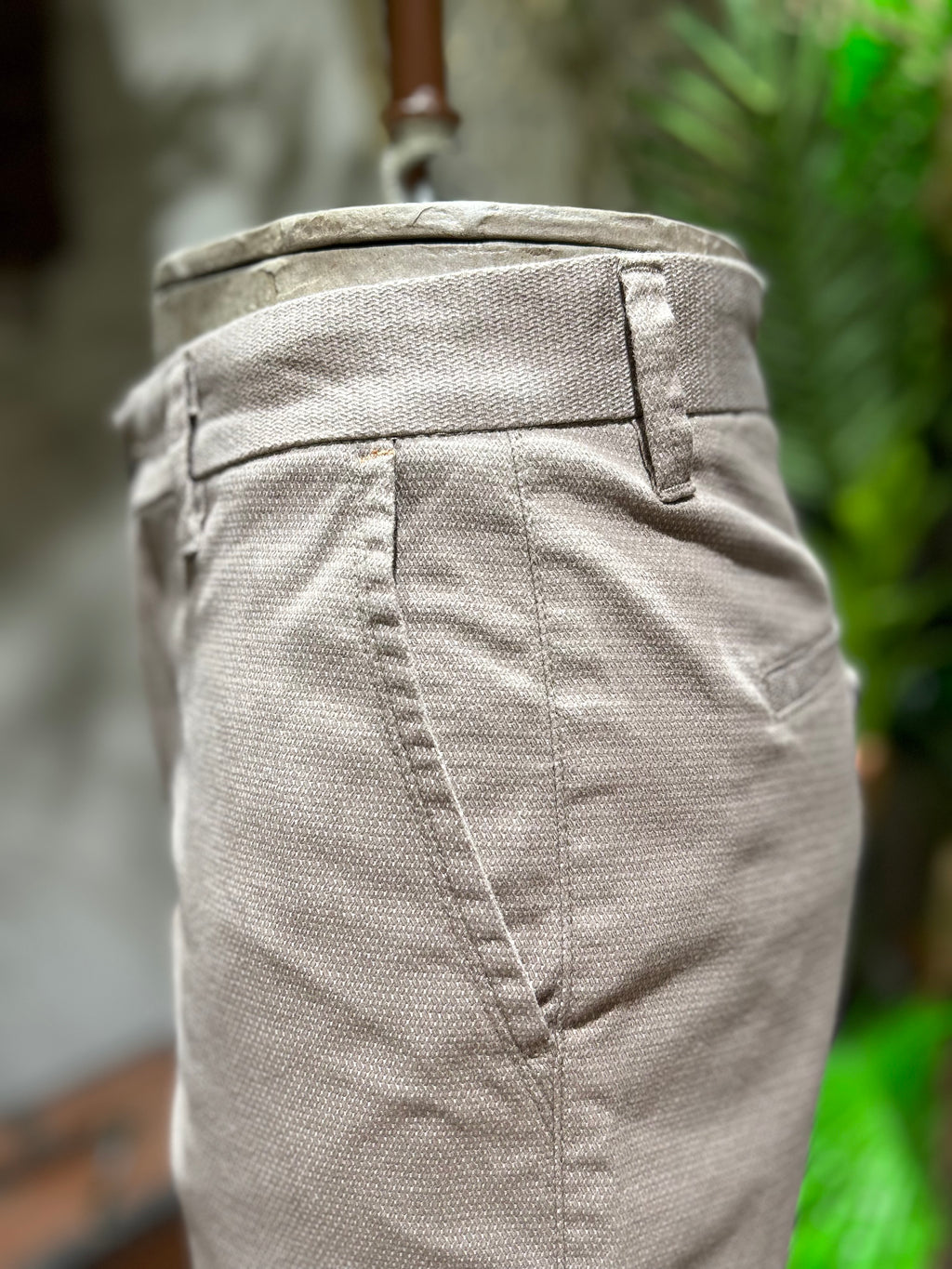 SHORTS NIDO D'APE - BEIGE, FANGO