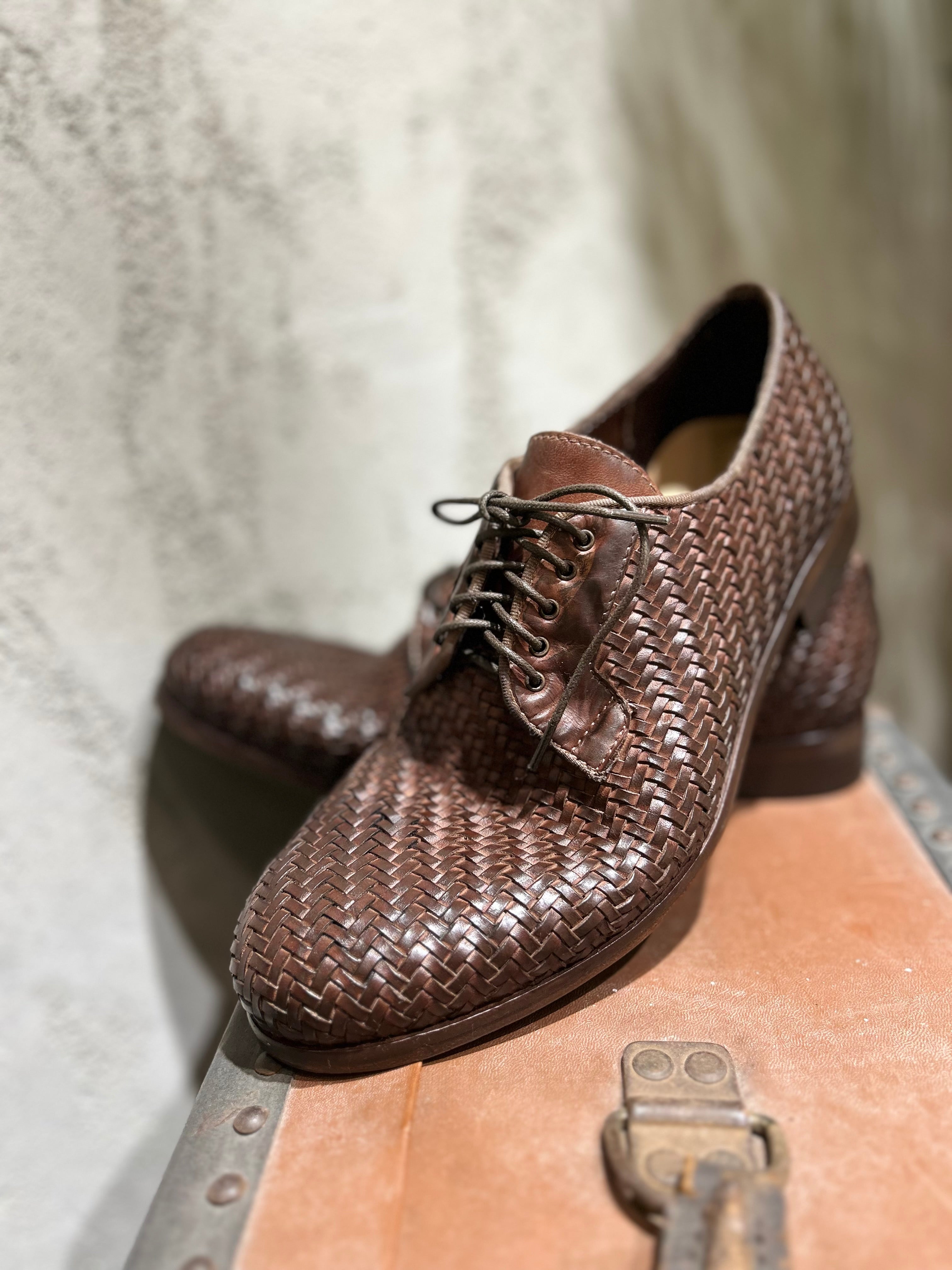 STRINGATA MINI INTRECCIO  - CUOIO