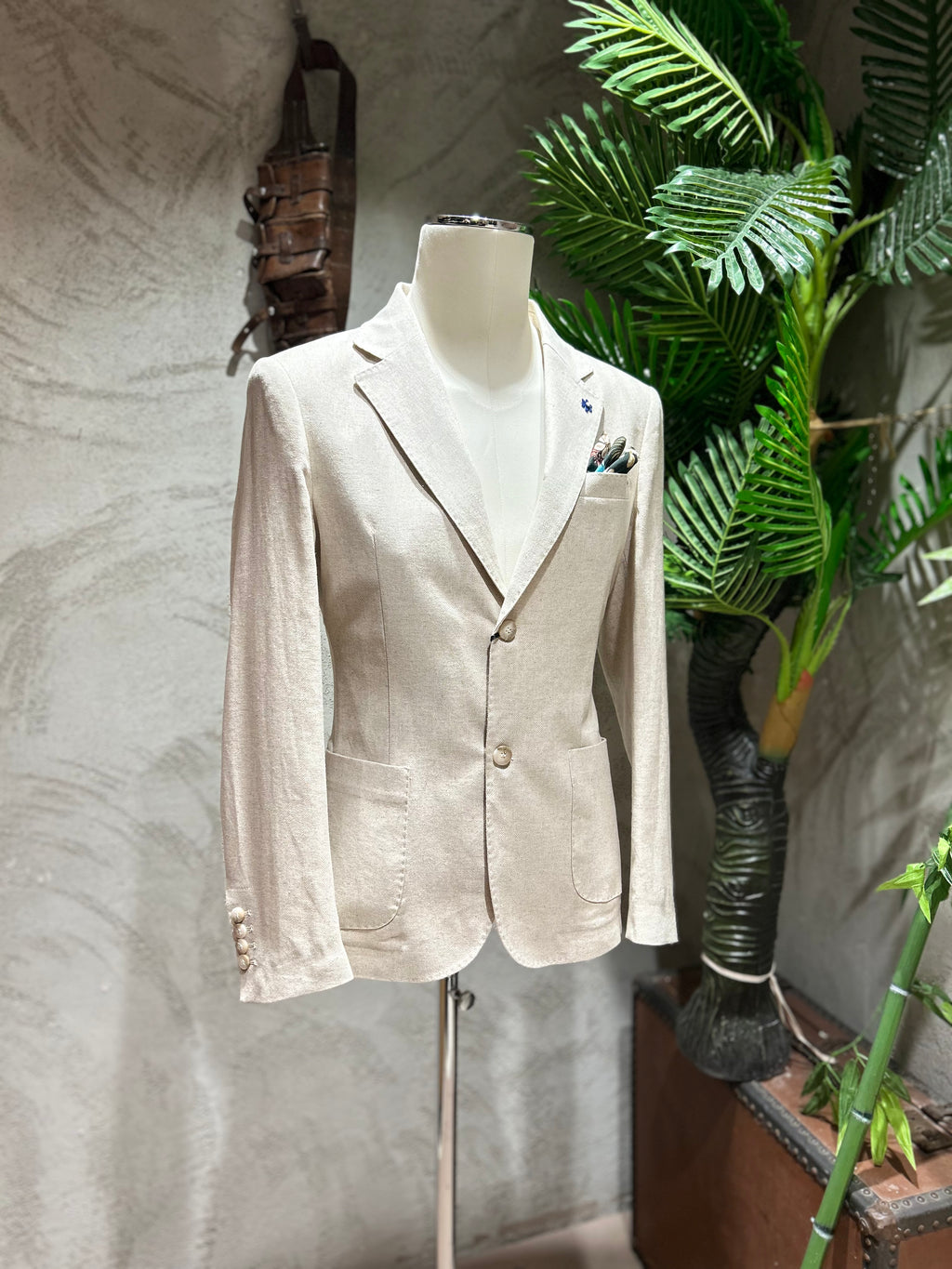 GIACCA SPIGATA - SABBIA