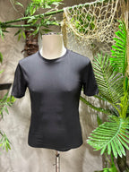 T-SHIRT BASIC IN COTONE - BIANCO, NERO