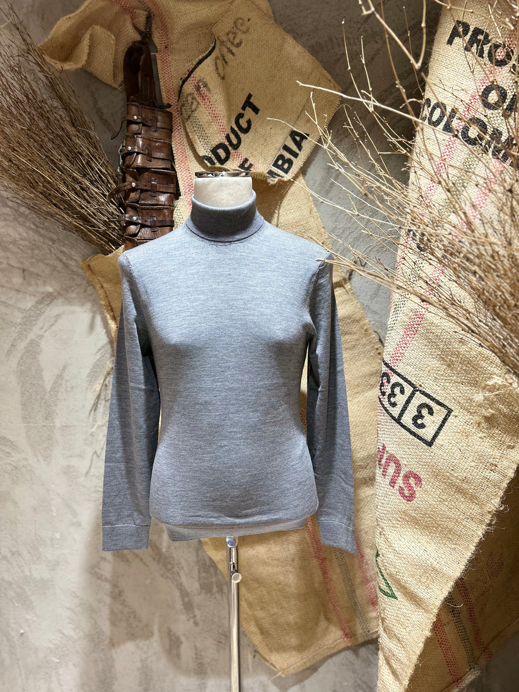 DOLCEVITA IN LANA - GRIGIO - NERO