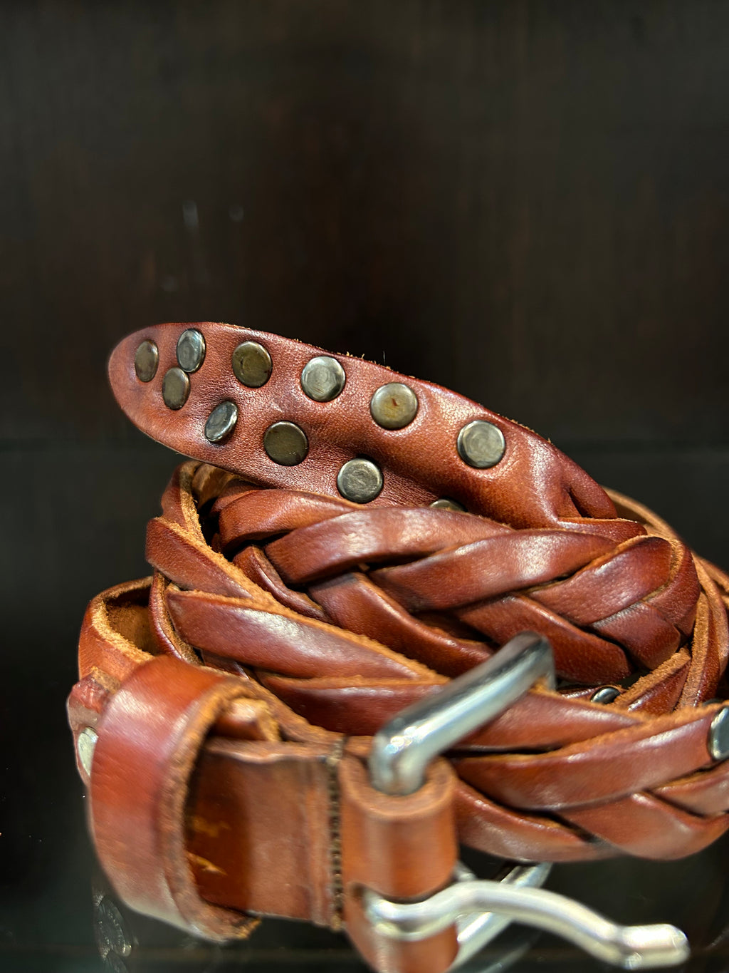 CINTURA NAIROBI - NERO, RUGGINE