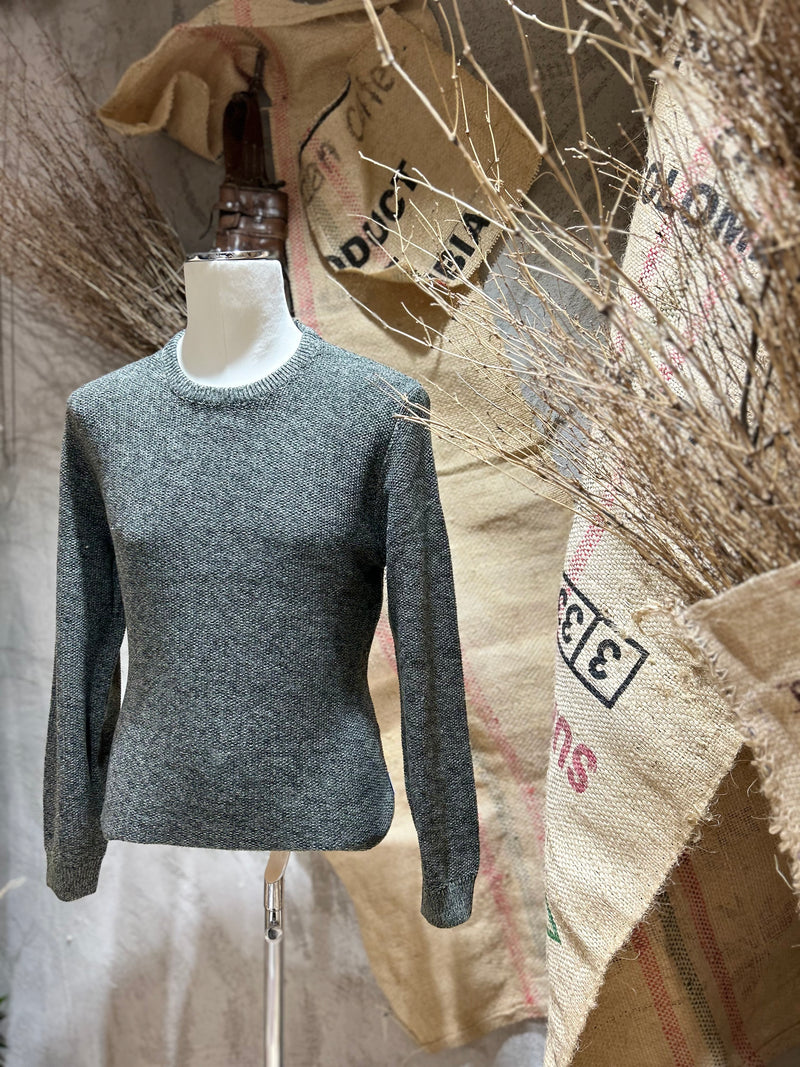 MAGLIA GIROCOLLO - BEIGE, GRIGIO