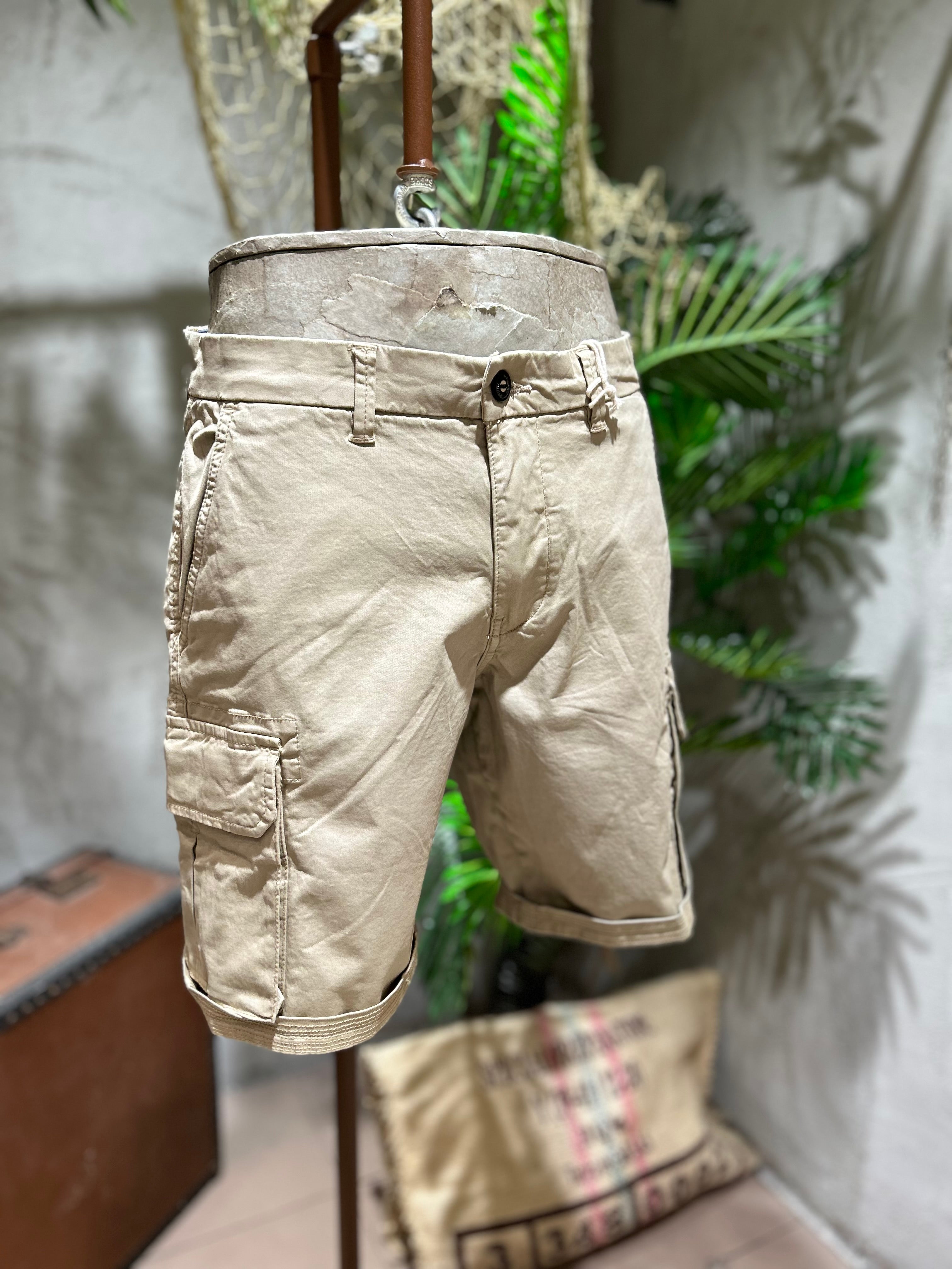 SHORTS CARGO - DESERT, MARRONE, BIANCO