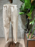 PANTALACCIO STRIPES - SABBIA