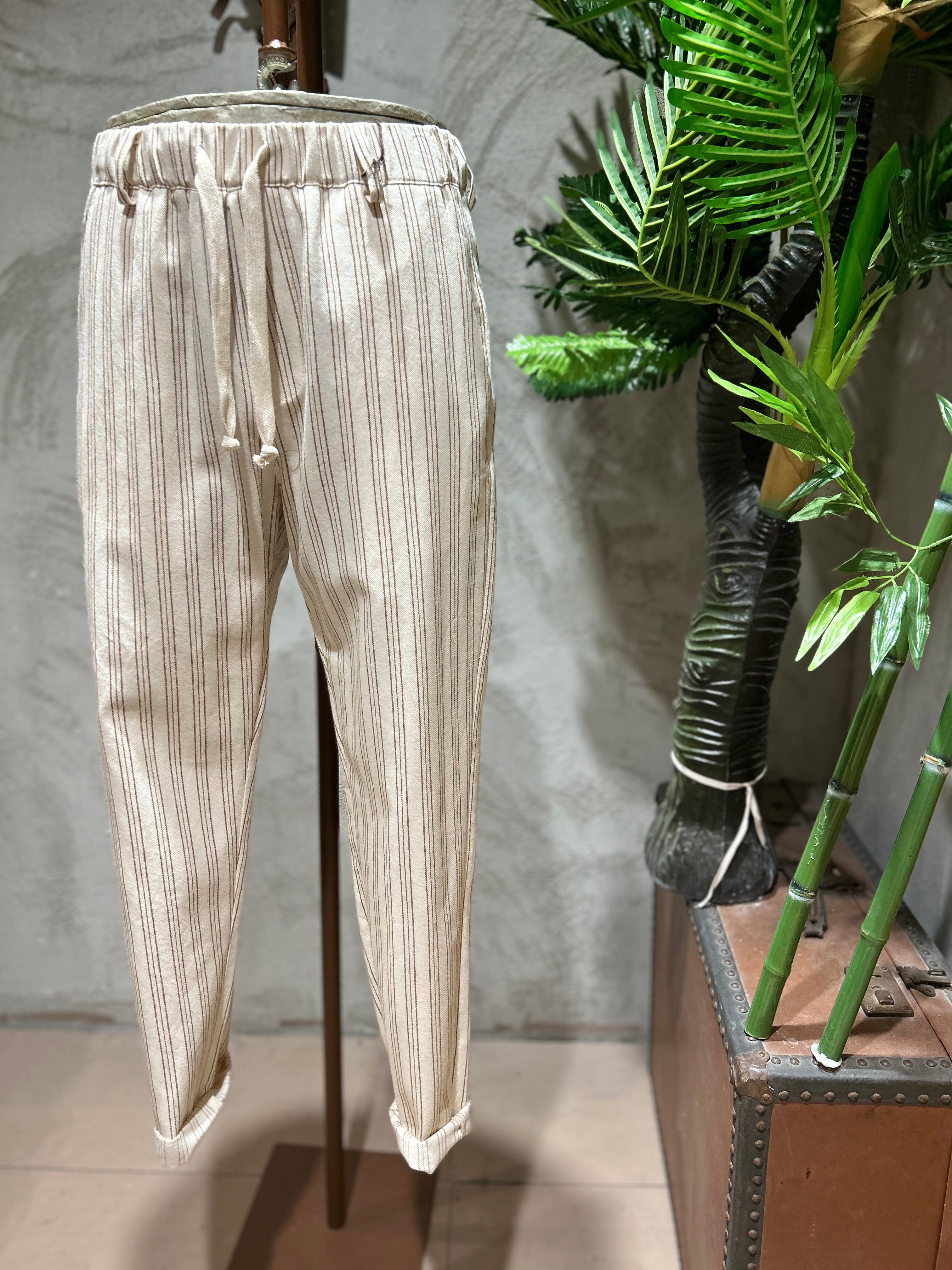 PANTALACCIO STRIPES - SABBIA