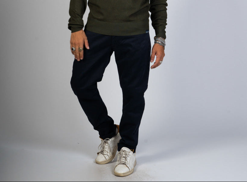 PANTALONI CAPRI - BLU, BIANCO, SABBIA