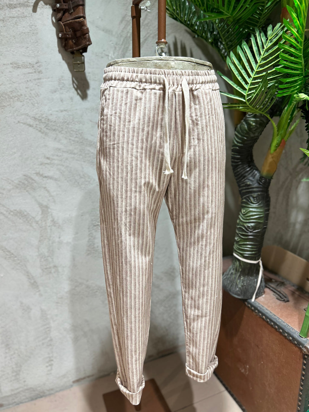 PANTALACCIO STRIPES - SABBIA