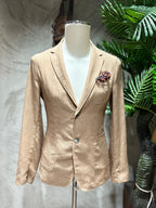 GIACCA MICROFANTASIA - SABBIA, BISCOTTO