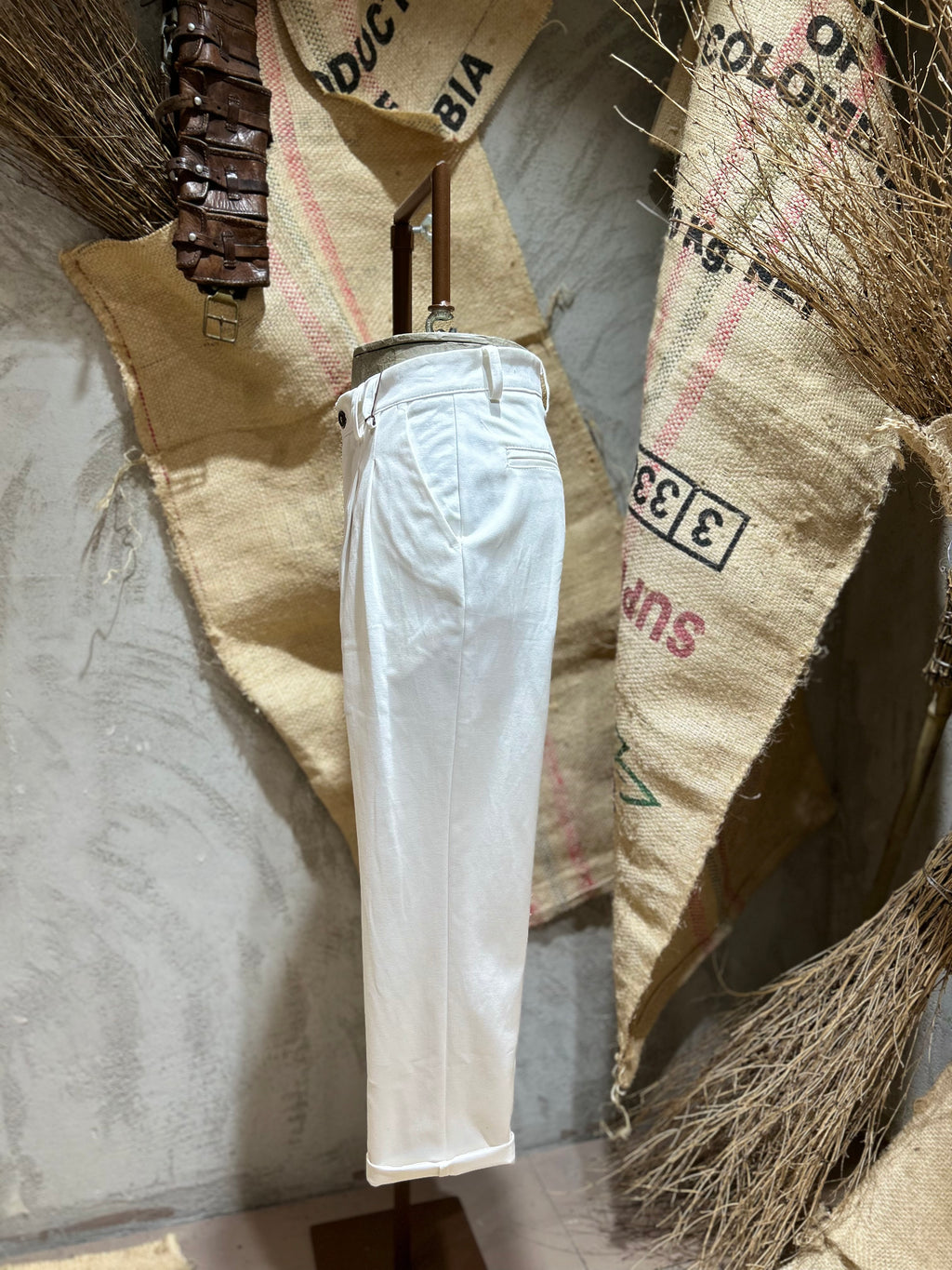 PANTALONI - BIANCO, FANGO,BLU NAVY