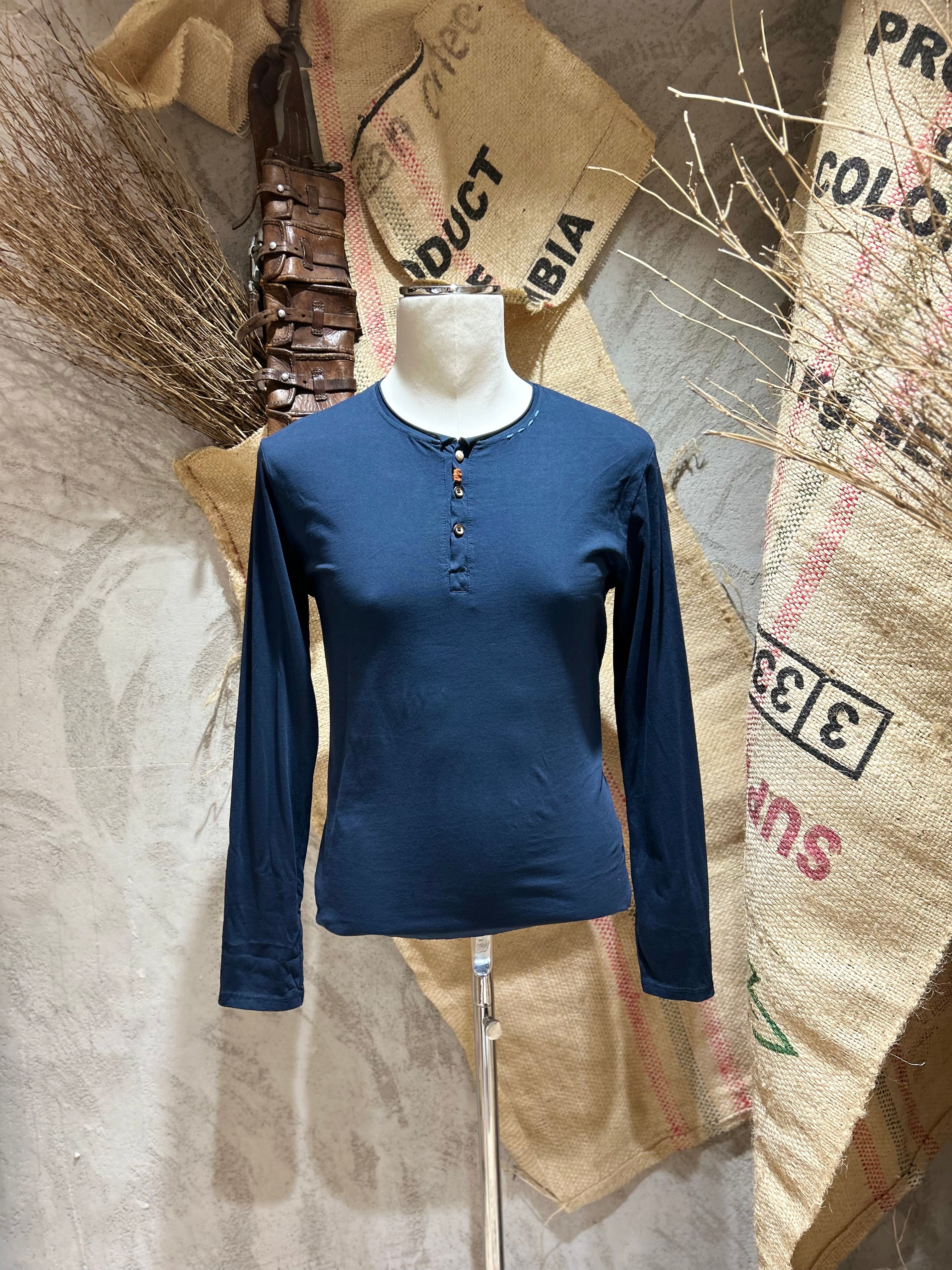 SERAFINO IN COTONE - BIANCO, SABBIA, BLU