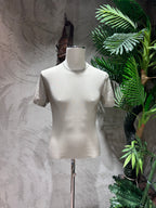 MAGLIA GIROCOLLO - CACAO, SABBIA, BLU, TEGOLA