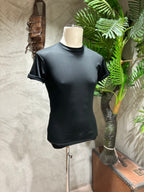 T-SHIRT IN FILO DI SCOZIA - BLU, BIANCO, NERO, MORO, BEIGE, VERDE