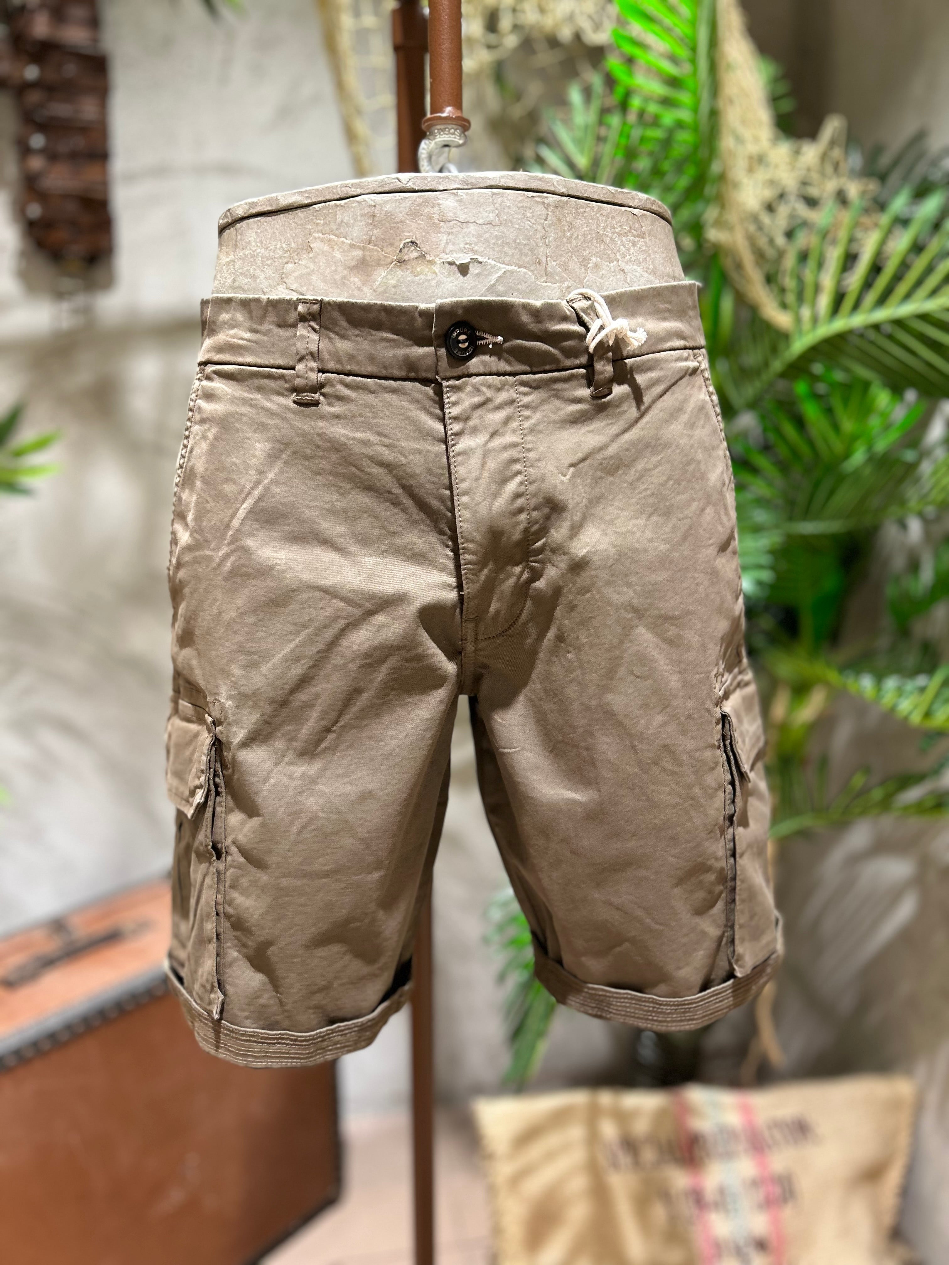 SHORTS CARGO - DESERT, MARRONE, BIANCO