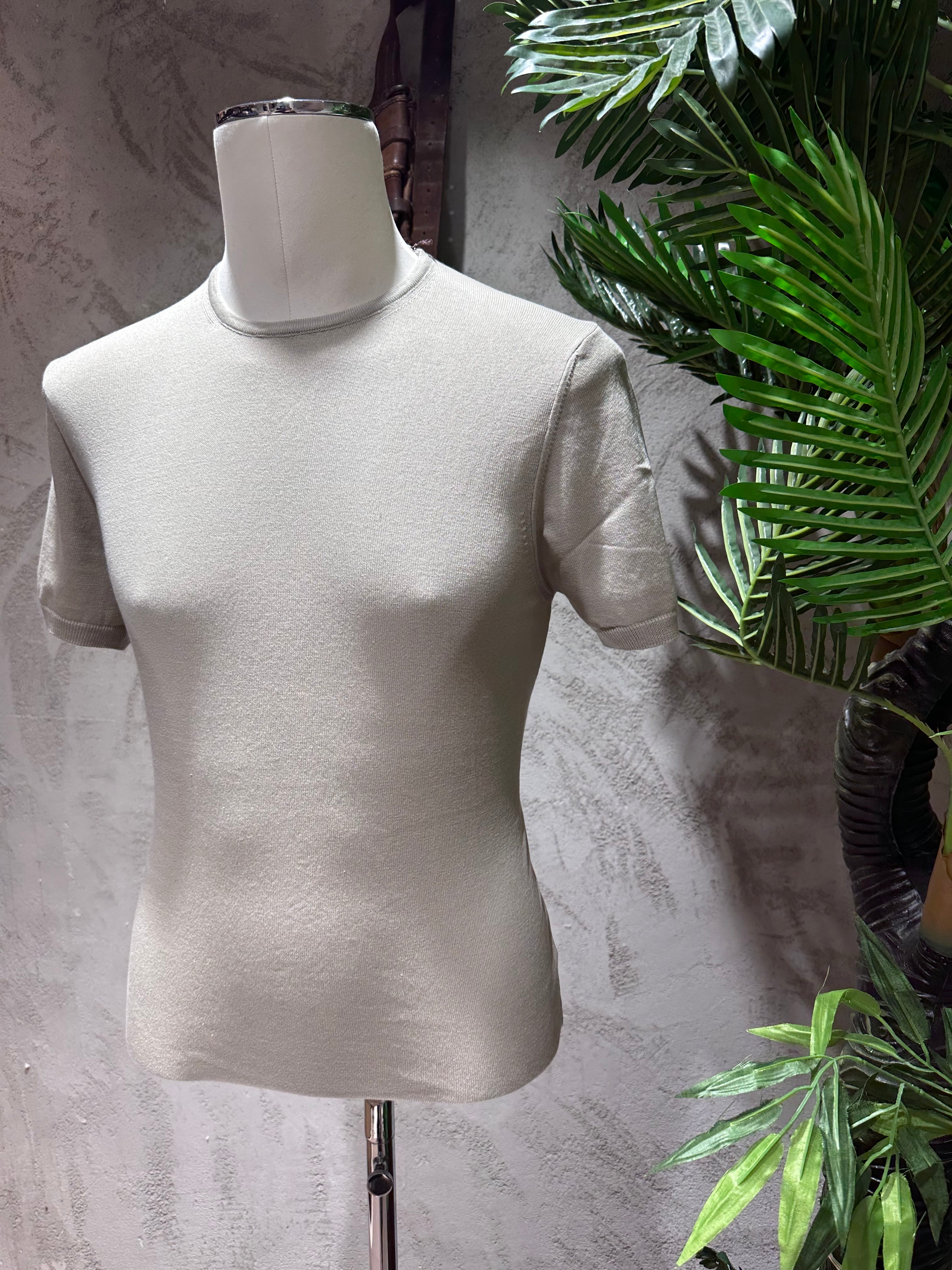 MAGLIA GIROCOLLO - CACAO, SABBIA, BLU, TEGOLA