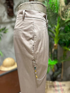 PANTALONI TAGLIO CLASSICO - TORTORA