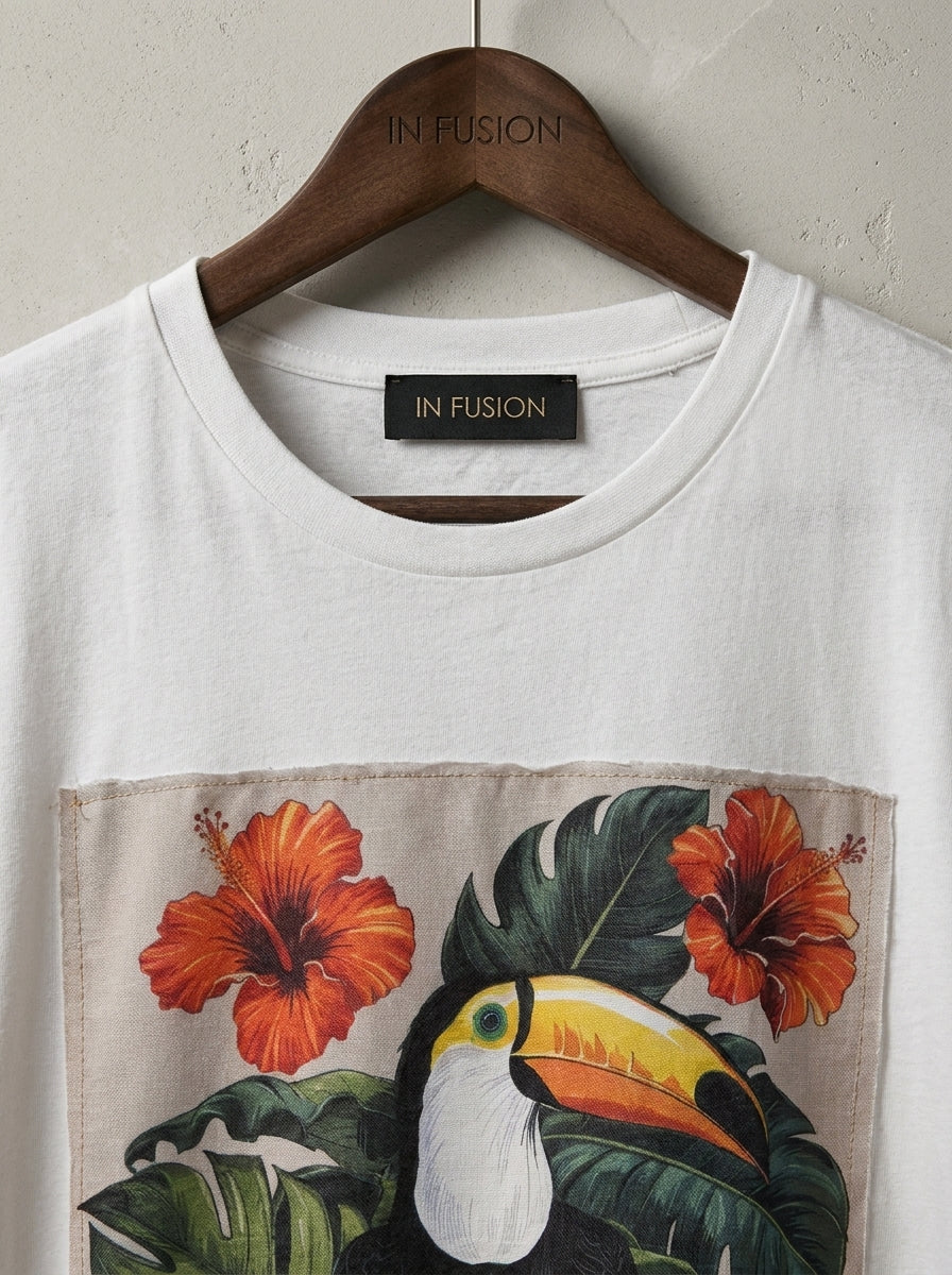 Tucano — T-Shirt 100% Cotone Stampa Alta Definizione Made in Italy