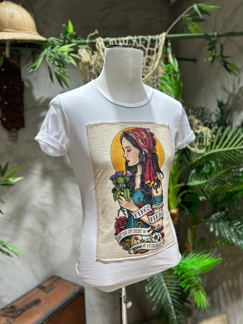 T-SHIRT STAMPA WOMAN - BIANCO